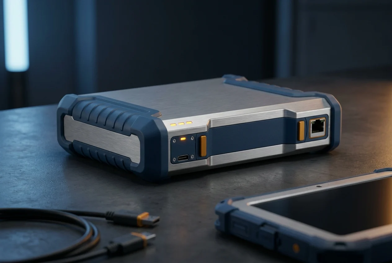 Crowdfunding and trend consumer-electronics brands shooting a campaign product