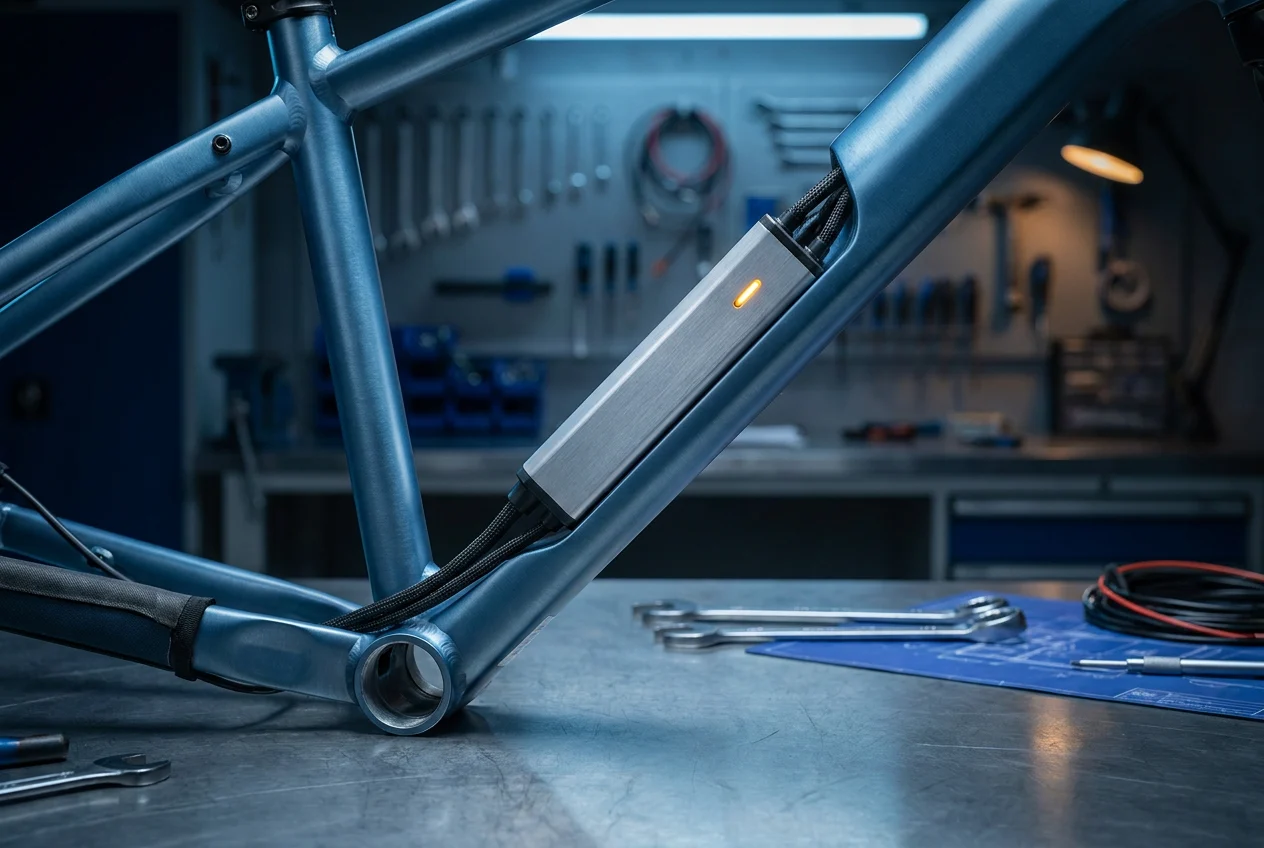 E-bike brands and assemblers integrating an alarm into the frame