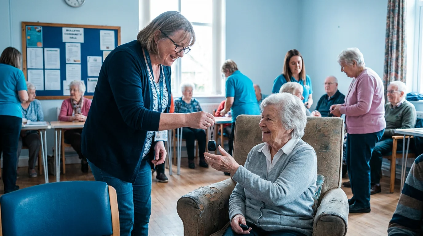 Community-eldercare programme equipping older adults with SOS alarms