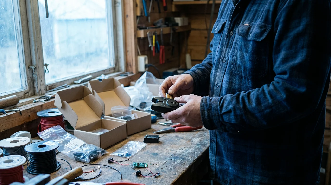 Carp and angling brand owners building a wireless alarm set