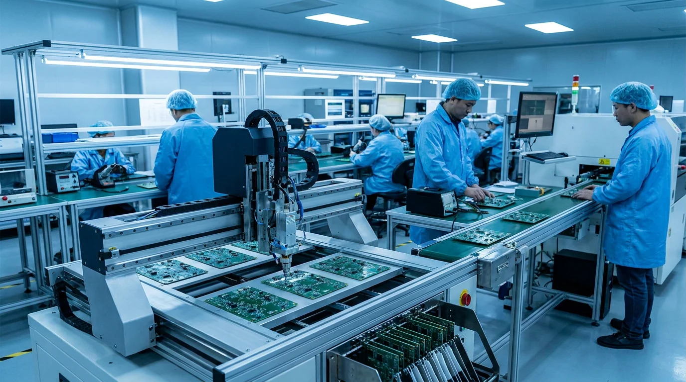 Fishing alarm SMT and assembly production line