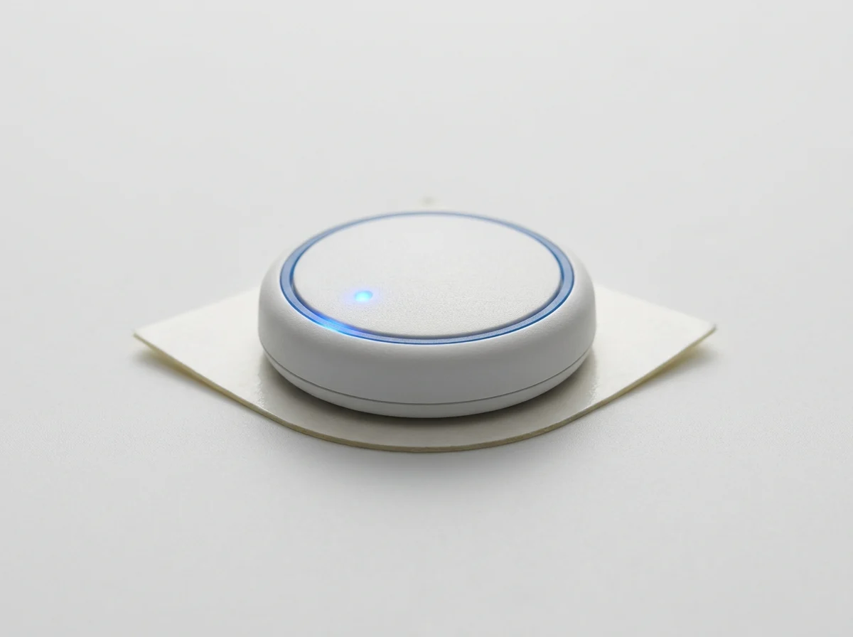 Mini locator adhesive stick-on tracker for remotes