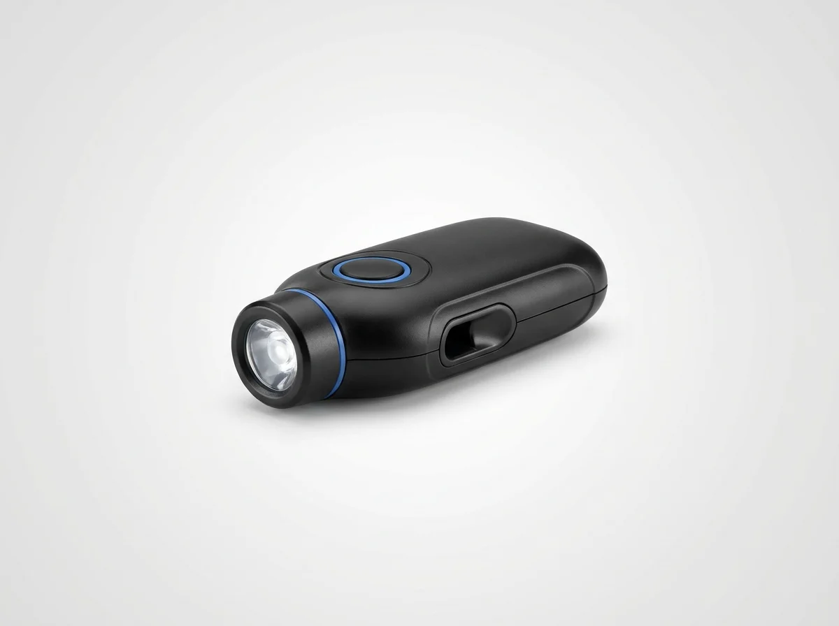 LED and whistle personal alarm