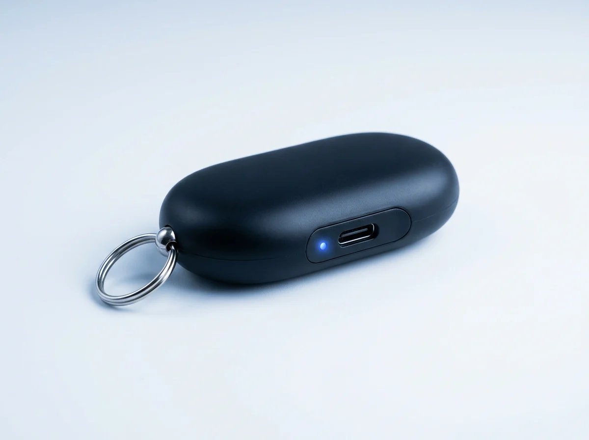 USB-C rechargeable personal alarm