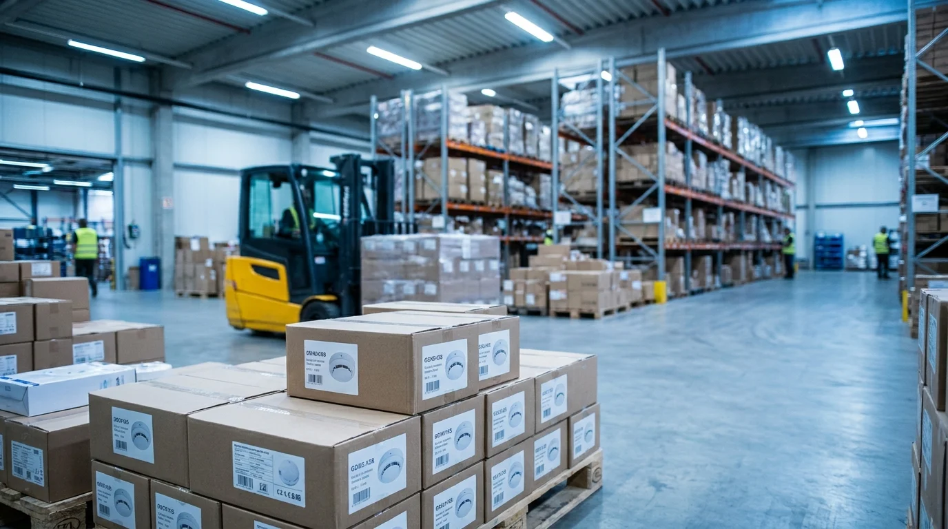 Bulk certified smoke detectors for security and fire-safety distributors