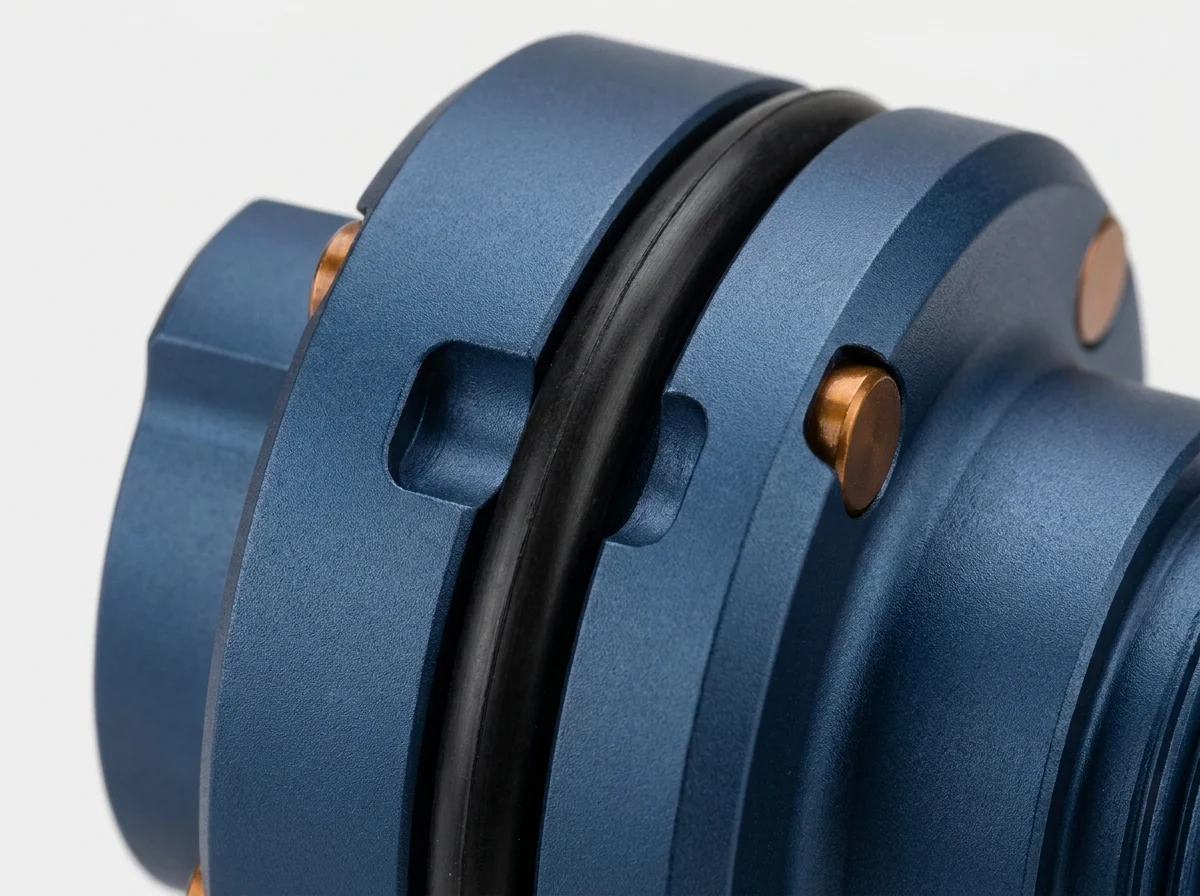 Gasket-sealed seam on a waterproof water leak sensor housing