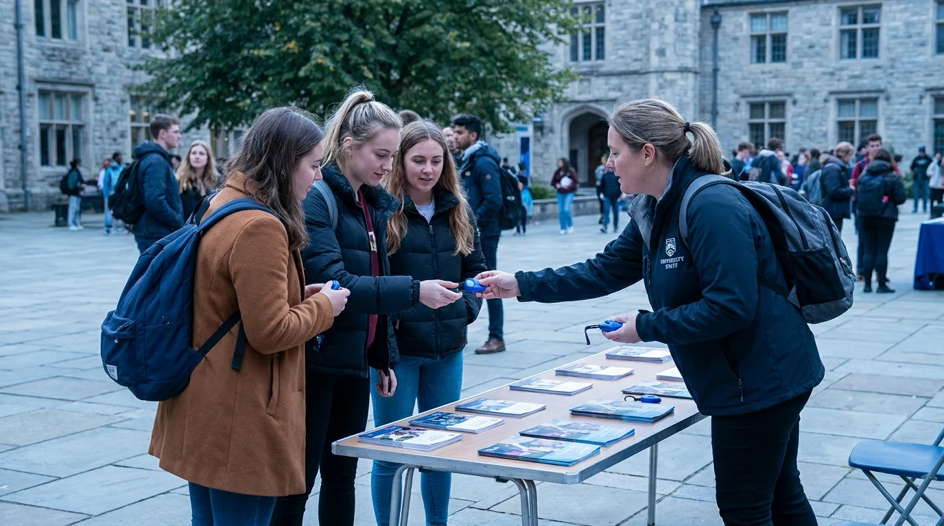 Campus and student-safety programme issuing alarms to female students